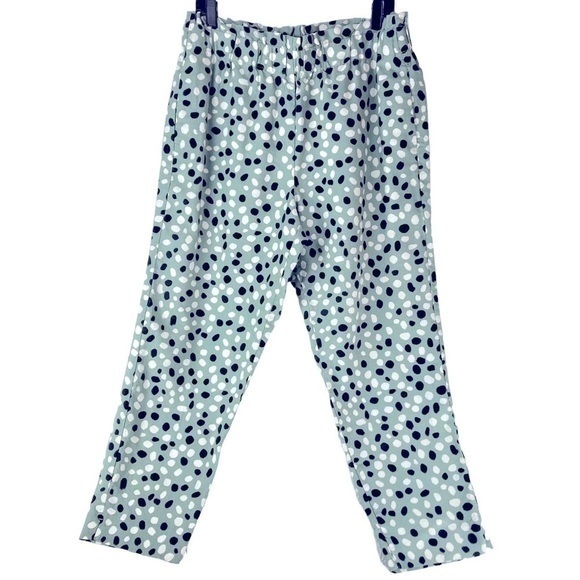 Ann Taylor The Easy Ankle Womens Large Elastic Waist Loose Fit High Rise Pants - Picture 4 of 9